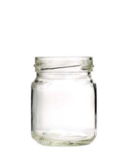 Pot de miel en verre de 190 ml (col tournant)