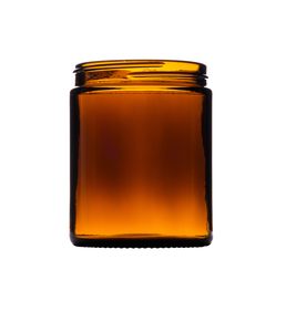 Pot en verre ambré de 60 ml