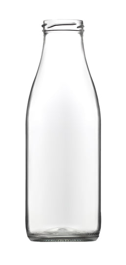 Bouteilles de lait à col vissé de 750 ml