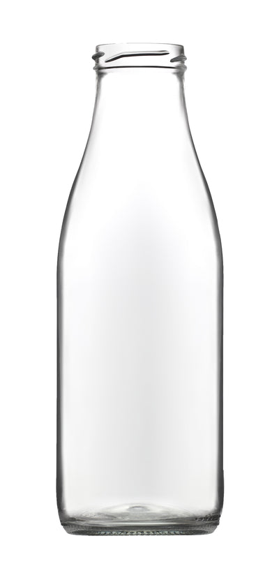 Bouteilles de lait à col vissé de 750 ml