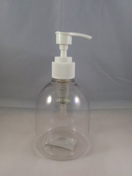 250ml Dôme en plastique Toilette + Pompe économique blanche