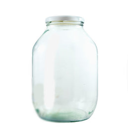 Bocal à cornichons en verre de 2372,8 ml (col à vis)