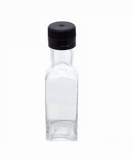 Bouteille en verre pour huile d'olive Marasca 125ml (goulot à vis)
