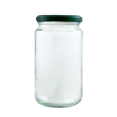 Bocal en verre pour cornichons de 480 ml (à vis)