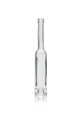 Bouteille d'huile en verre haut Platin 100ml (ouverture en liège)