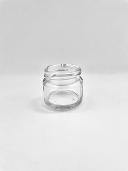 Pot en verre blanc flint de 15 ml