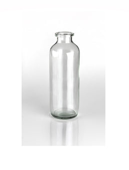 473ml (16oz) Bouteille en verre traditionnelle pour huile (Ouverture en liège)