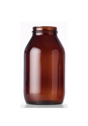 500ml Bernsteinpulver-Glasbehälter