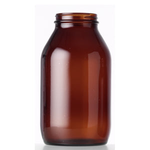Pot en verre ambré de 500 ml