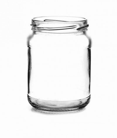 Pot de miel en verre de 353 ml (col à vis)