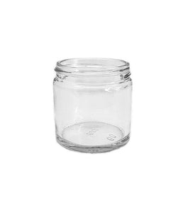 Pot en verre blanc flint de 60 ml